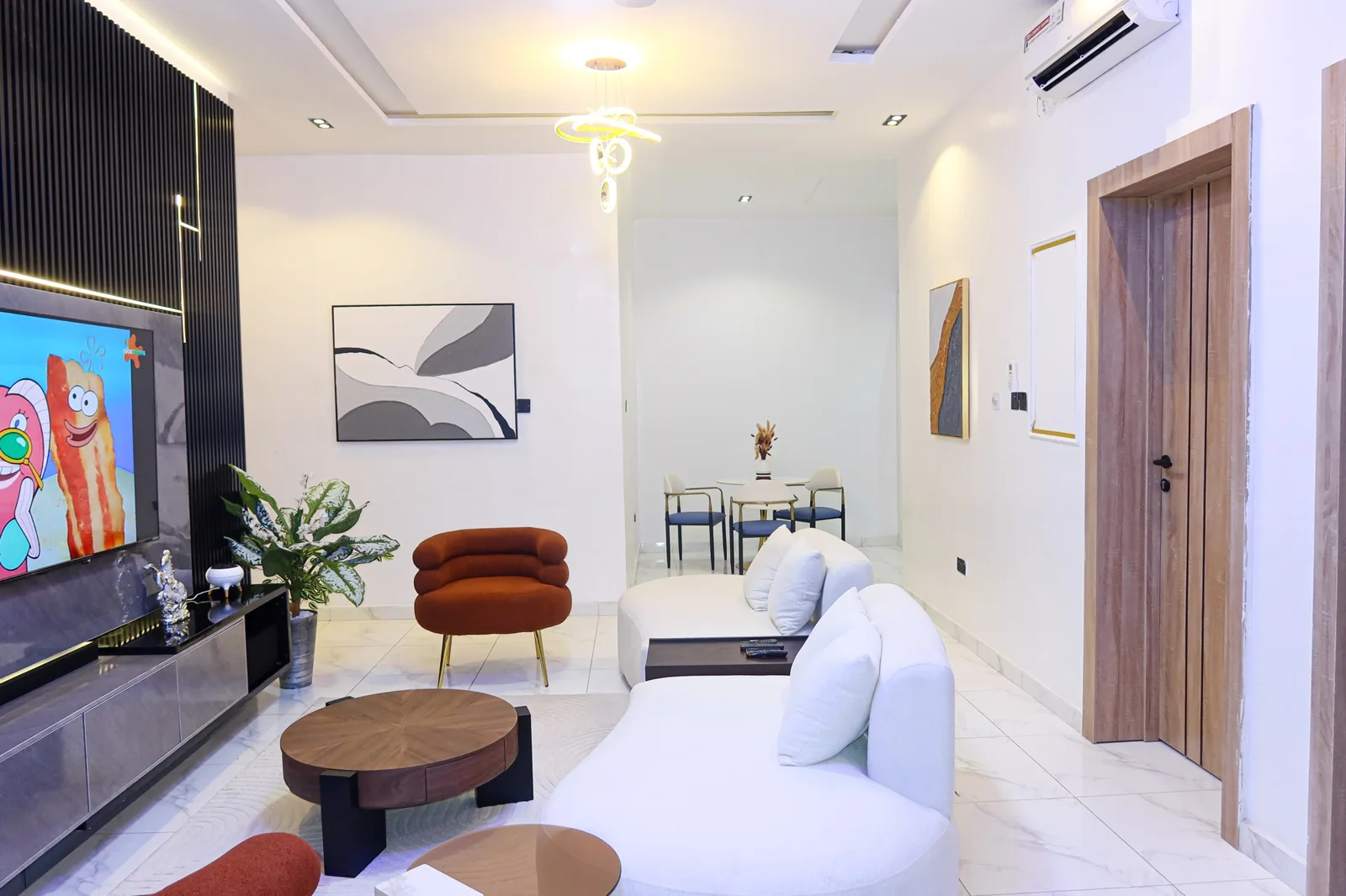 Ebony — living room, view 98